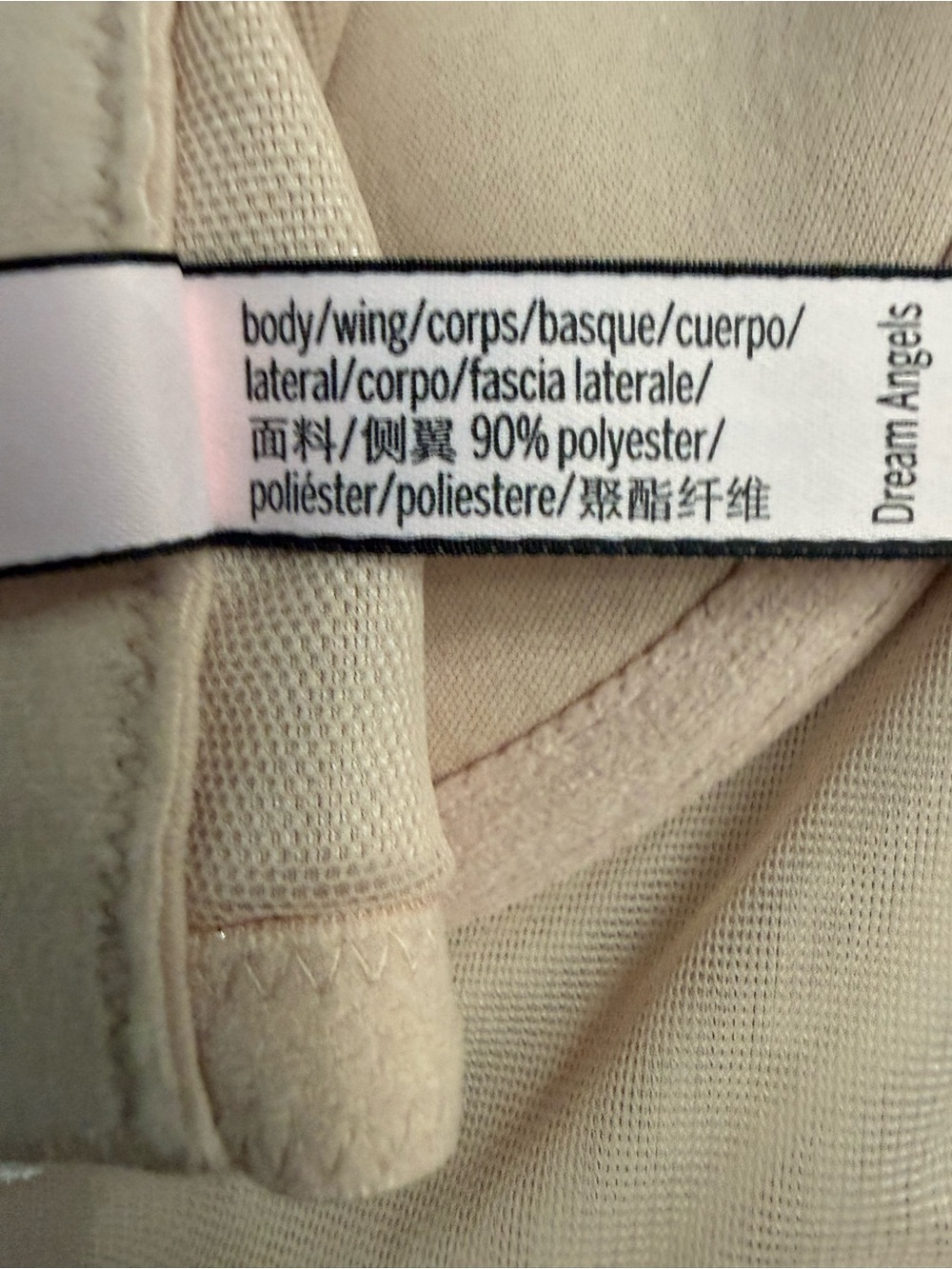 NWT Victoria's Secret 36D Dream Angels Multi-Way Longline Blush Lace-Trim  Bra - Picture 11 of 15